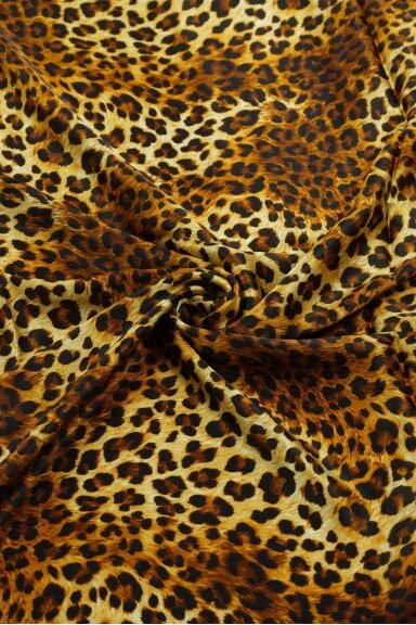 Atlasinis leopardo rašto šilkas Atlasinis leopardo rašto šilkas