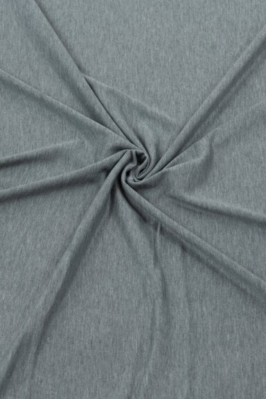Pilkas viskozės su šilku trikotažas Pilkas viskozės su šilku trikotažas